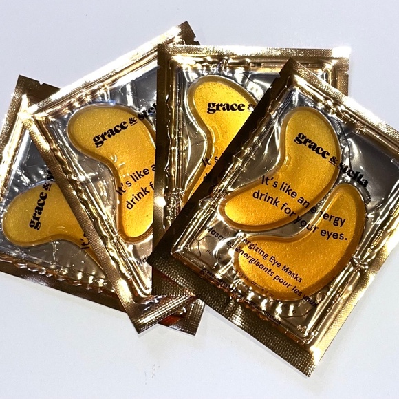 Grace & Stella Energizing Eye Patch Masks, NEW, 4 pairs sold together - Picture 2 of 2